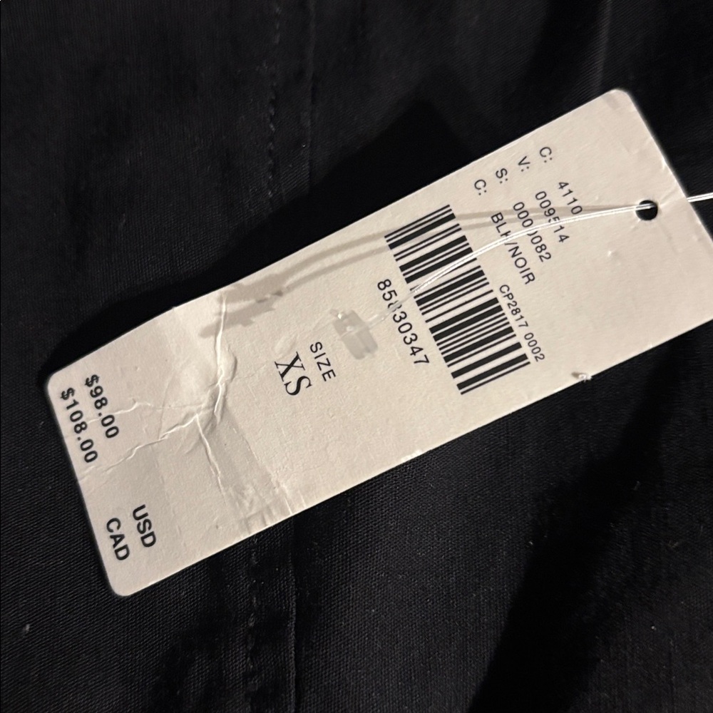 NWT Maeve Elegant Black Long Sleeve Women's Top - Picture 6 of 6